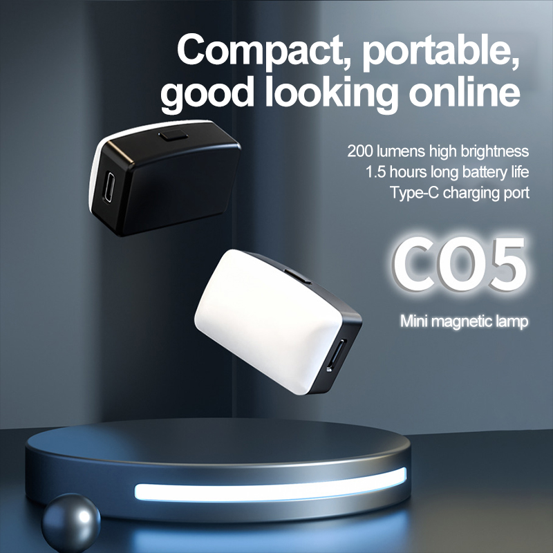 Macro Photography Led Lighting - มินิแม่เหล็กเซลฟี่เติมแสงแบบพกพากระเป๋า LED เซลฟี่แสงปรับแสงวิดีโอแสงสําหรับกล้อง Tiktok มือถือ IPad