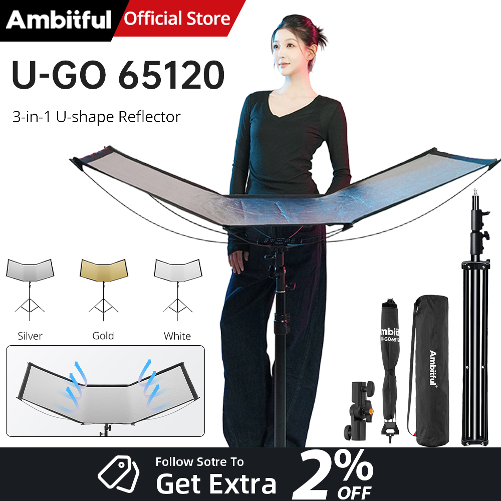 Photography Lighting Types - ชุดกระจายแสงแบบ U-Type 3in1 AMBITFUL รุ่น KS-280