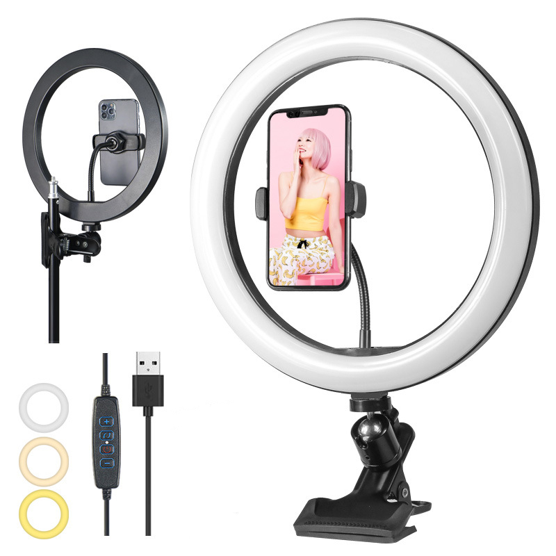 Lighting Glass Photography - หรี่แสงได้ LED Ring Light Profissional 26