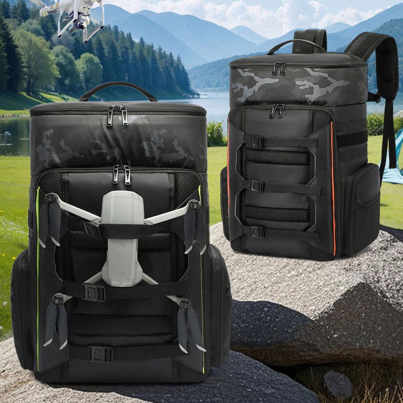 Photography Lighting Bag - กระเป๋าเป้สะพายหลังสำหรับโดรน UAV ขนาดใหญ่ สำหรับกล้องถ่ายภาพ กีฬากลางแจ้ง กันน้ำ