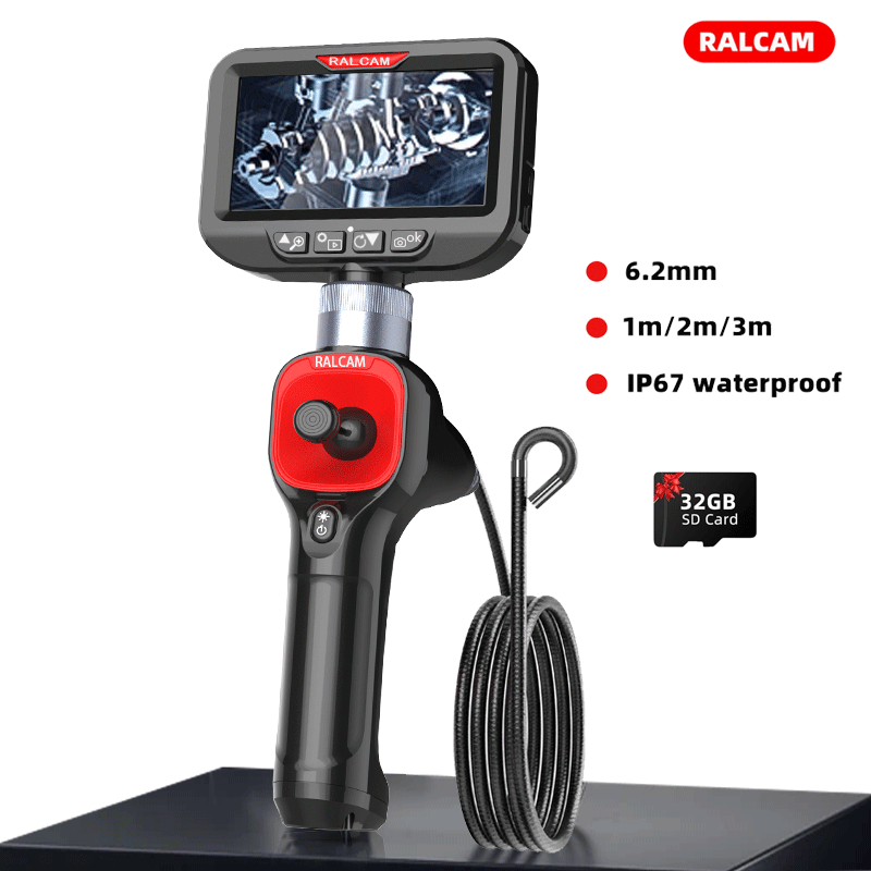 Photography Lighting Gear - 360 ° กล้องส่องตรวจสอบแบบมีด้ามจับ 6.2 มม. 4