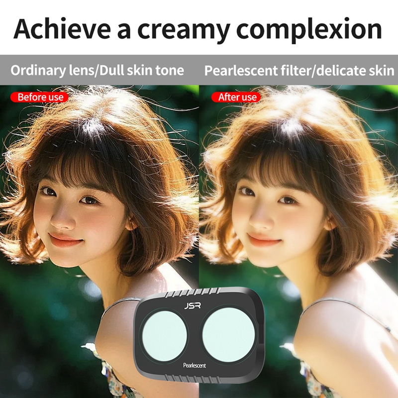 Lighting Glass Photography - สำหรับเลนส์กล้อง DJI Osmo Pocket 4P ฟิลเตอร์แม่เหล็กสีมุก