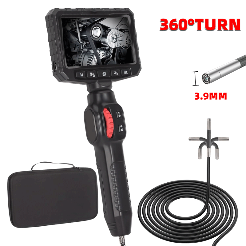 Macro Photography Led Lighting - กล้องเอนโดสโคปพร้อมไฟ ขนาด 3.9 มม. หน้าจอ 4.3