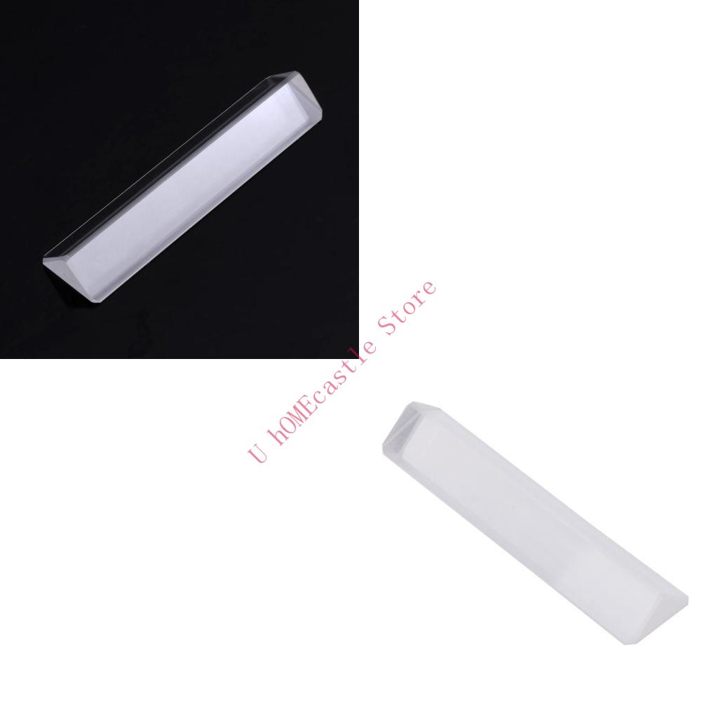 Lighting Glass Photography - 63HF K9 Optical Glass มุมขวาสะท้อนปริซึมสามเหลี่ยมสำหรับการสอนแสง