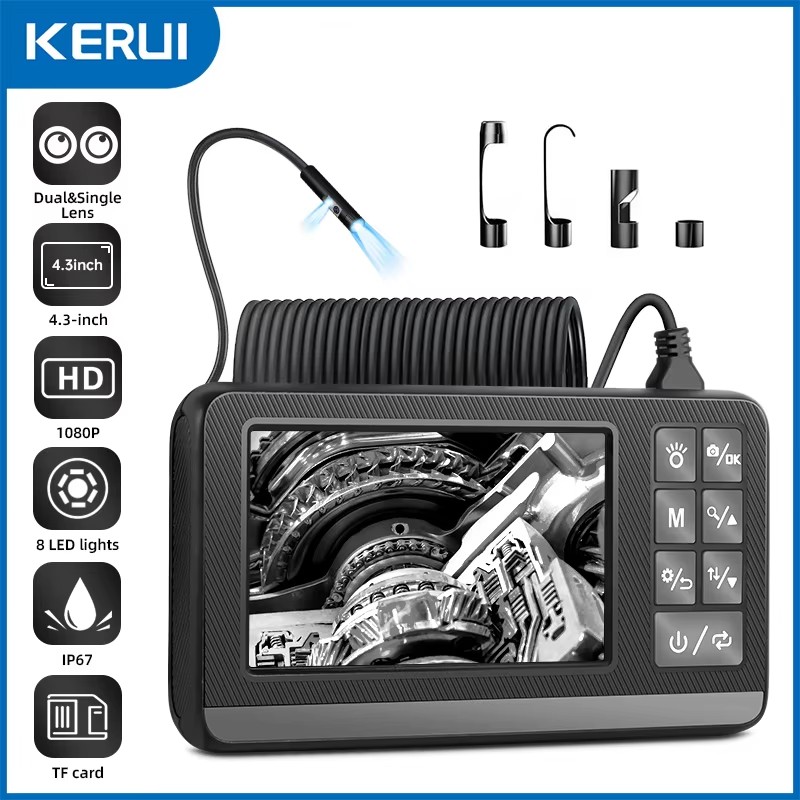 KERUI Dual เลนส์อุตสาหกรรมกล้อ - Macro Photography Led Lighting บทวิจารณ์และราคา