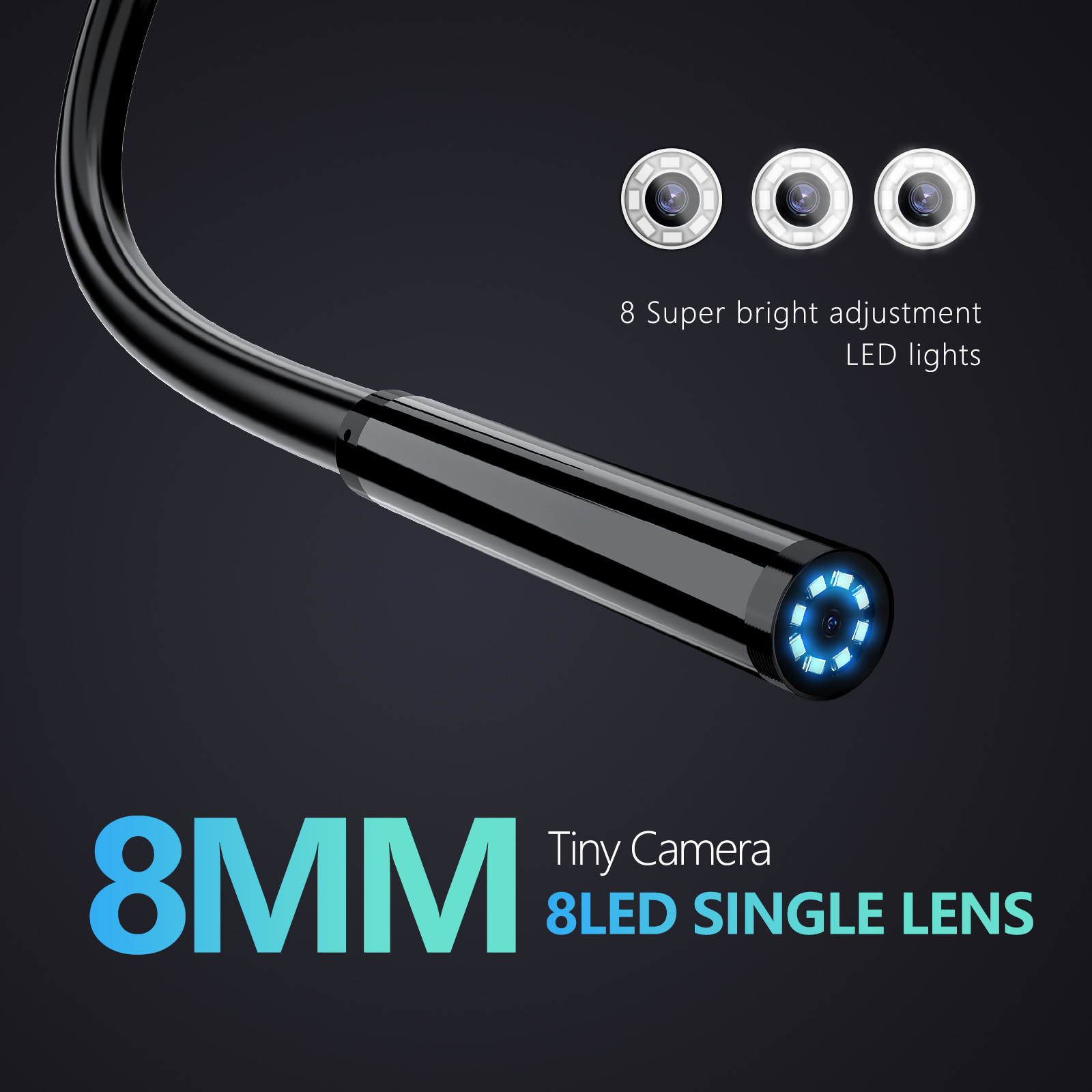 กล้องเอนโดสโคปอุตสาหกรรม 8 มม. - Macro Photography Led Lighting บทวิจารณ์และราคา