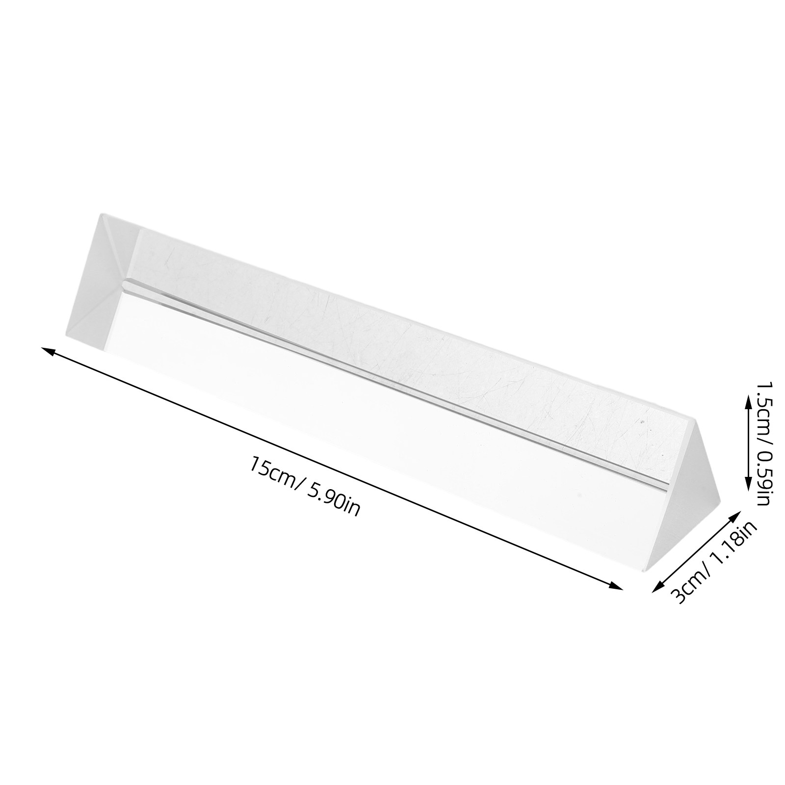ปริซึมสามเหลี่ยมแก้วออปติคอล 1 - Lighting Glass Photography บทวิจารณ์และราคา