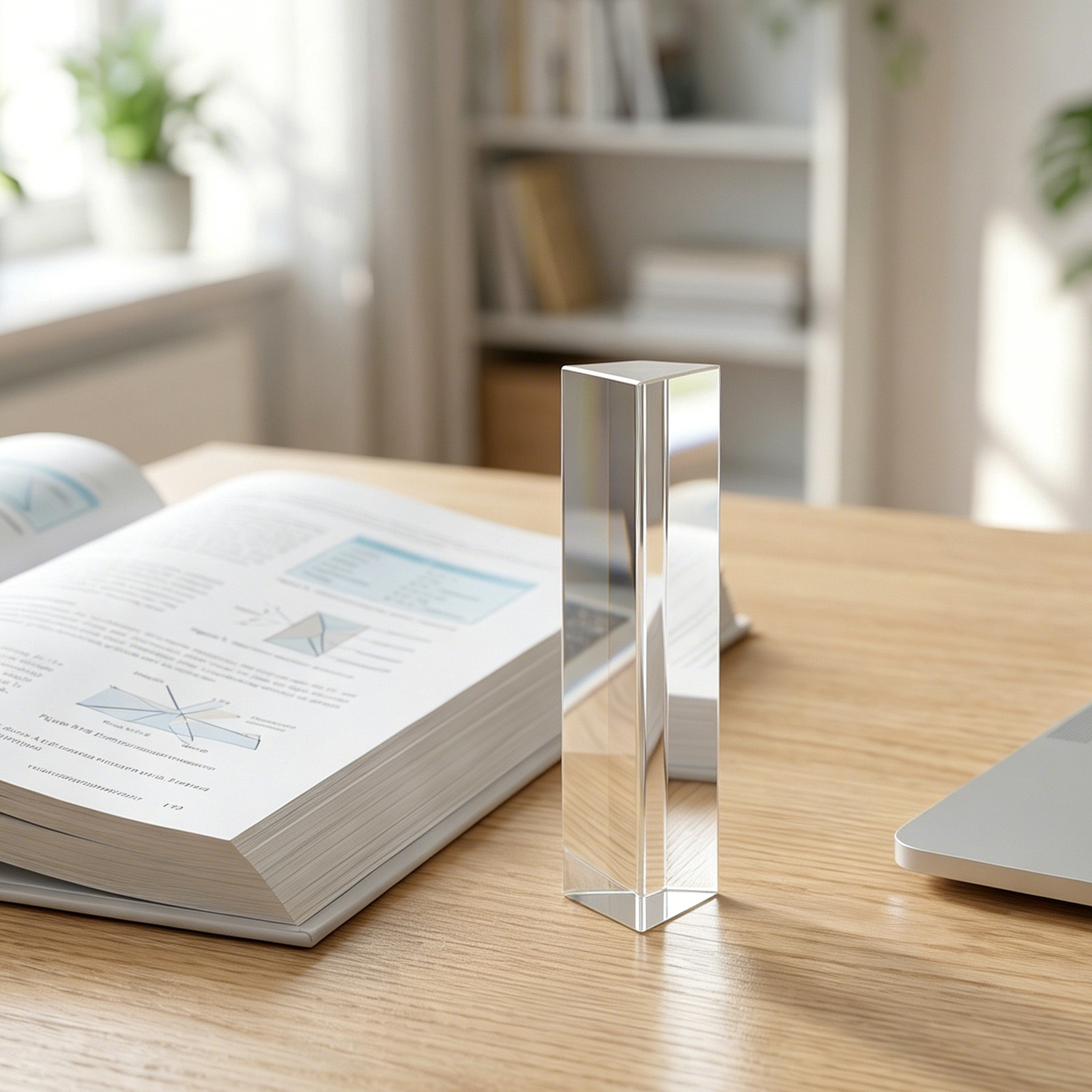ปริซึมสามเหลี่ยมแก้วออปติคอล 1 - Lighting Glass Photography บทวิจารณ์และราคา