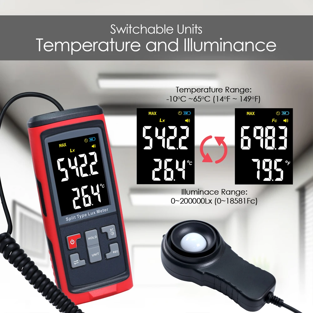 Digital Split Type Lux Light I - Photography Lighting Types บทวิจารณ์และราคา