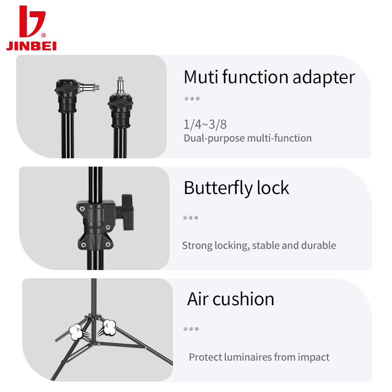 ขาตั้งไฟสตูดิโอ JINBEI MZ-3800 - Good Lighting In Photography บทวิจารณ์และราคา