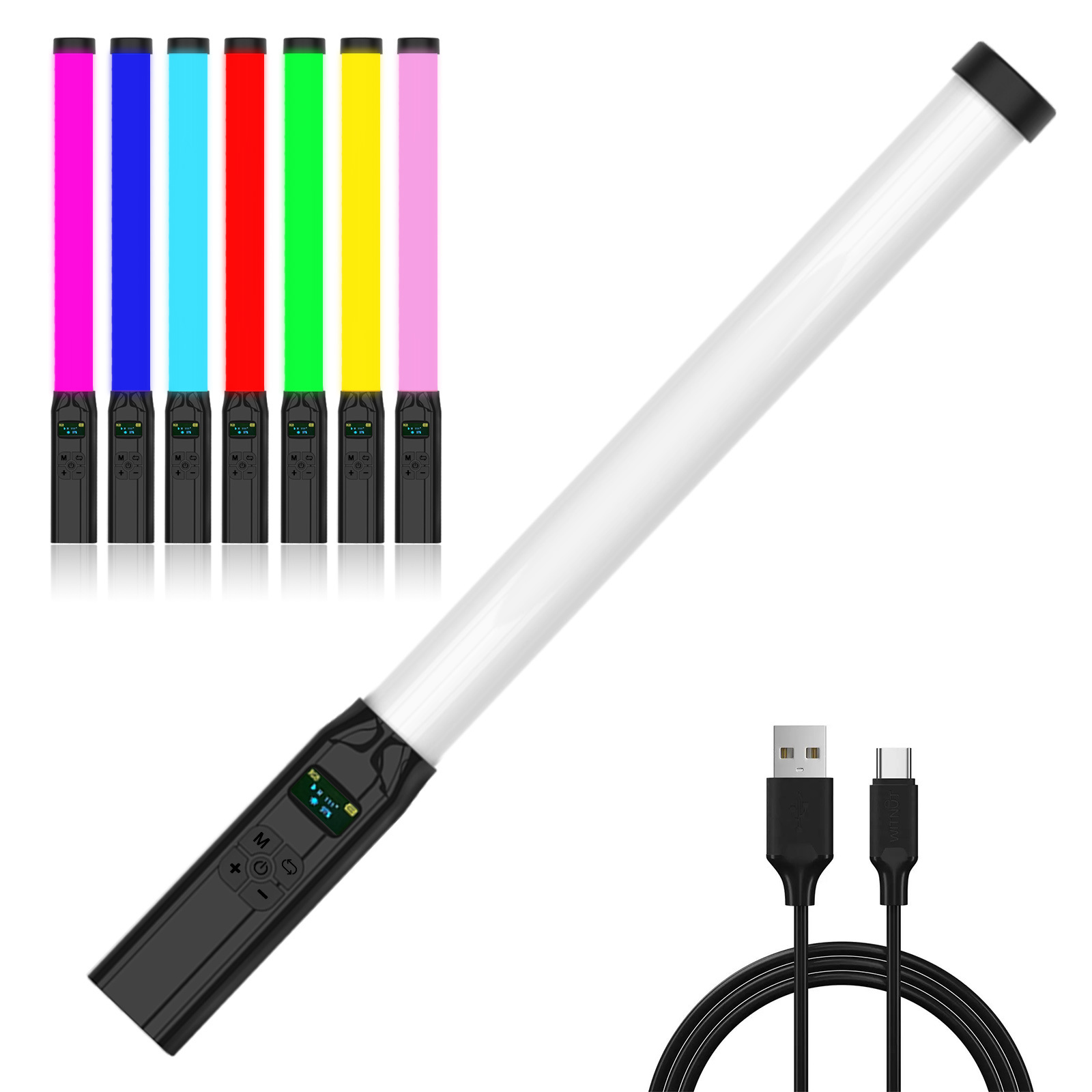 50 ซม.RGB Stick Light Wand น้ํ - Photography Lighting Types บทวิจารณ์และราคา
