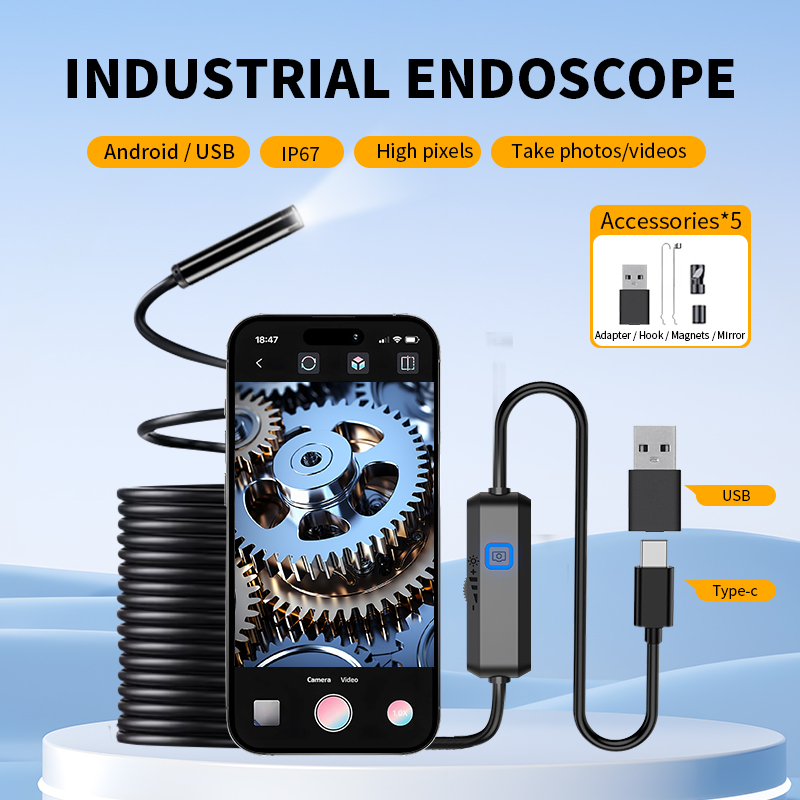 กล้องเอนโดสโคป USB ใหม่สำหรับโ - Macro Photography Led Lighting บทวิจารณ์และราคา
