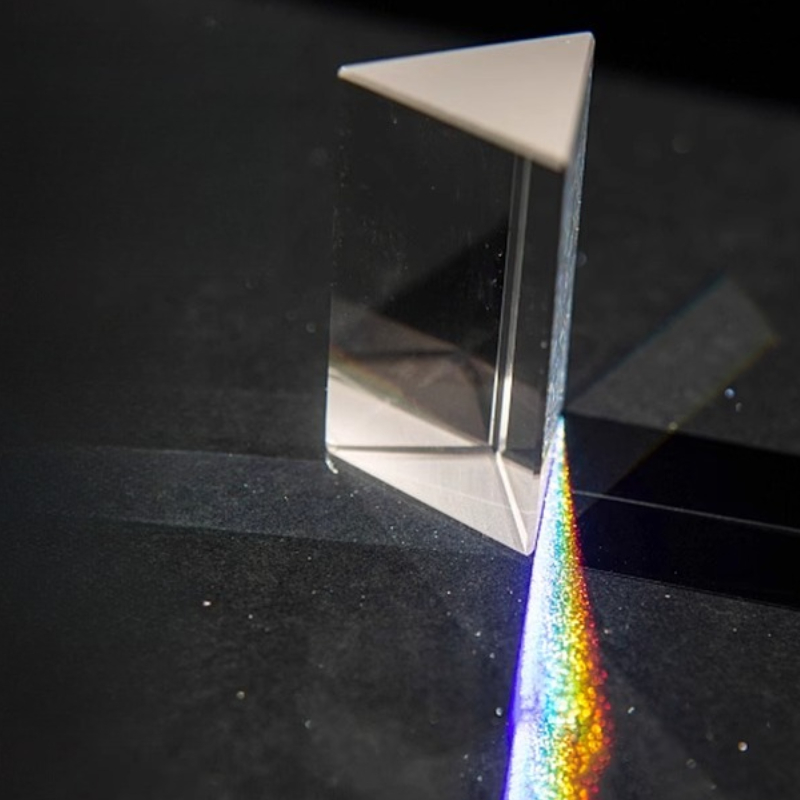 1PC ปริซึมสามเหลี่ยมสีรุ้ง K9  - Lighting Glass Photography บทวิจารณ์และราคา
