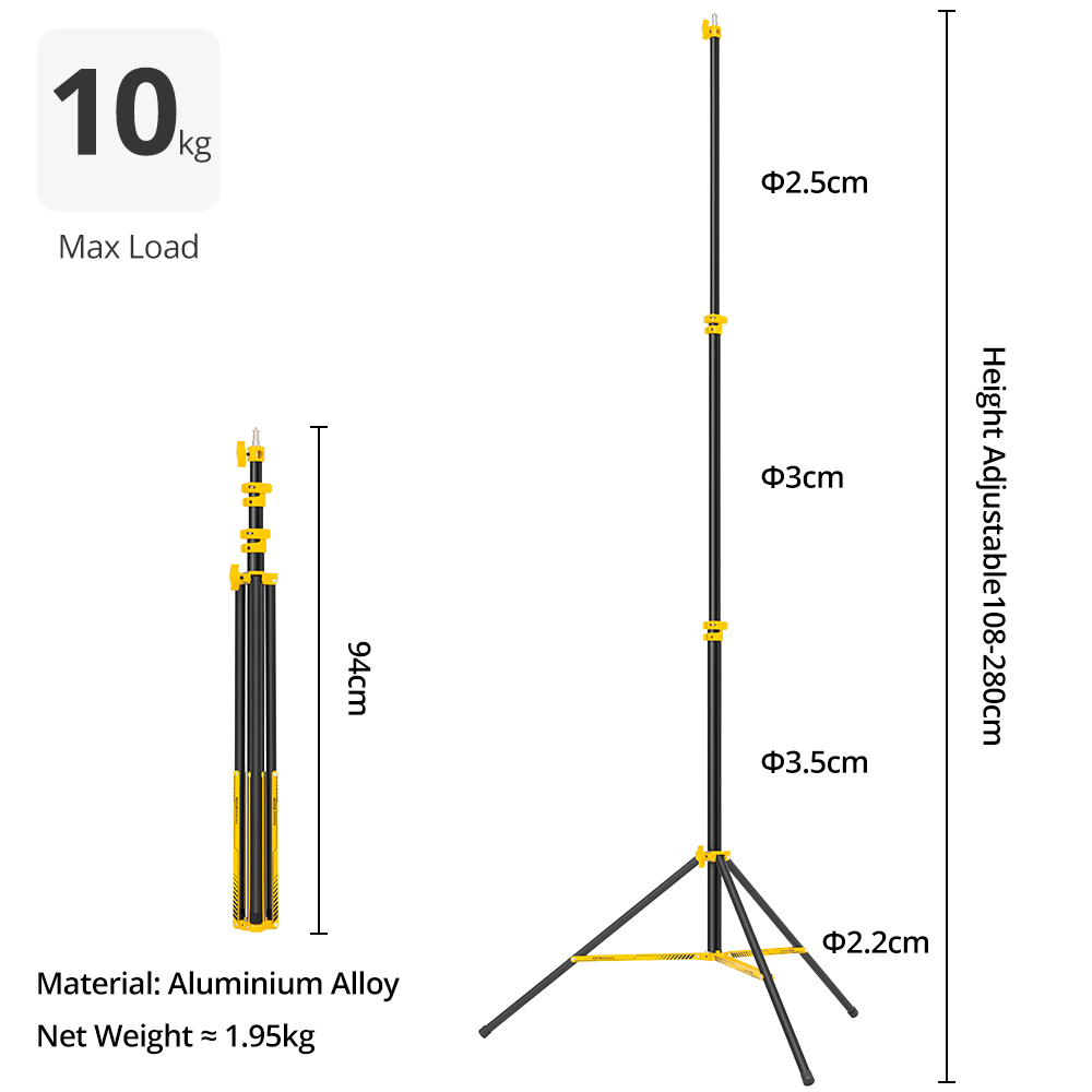 ขาตั้งไฟสตูดิโอแบบมีเบาะลม AMB - Photography Lighting Gear บทวิจารณ์และราคา