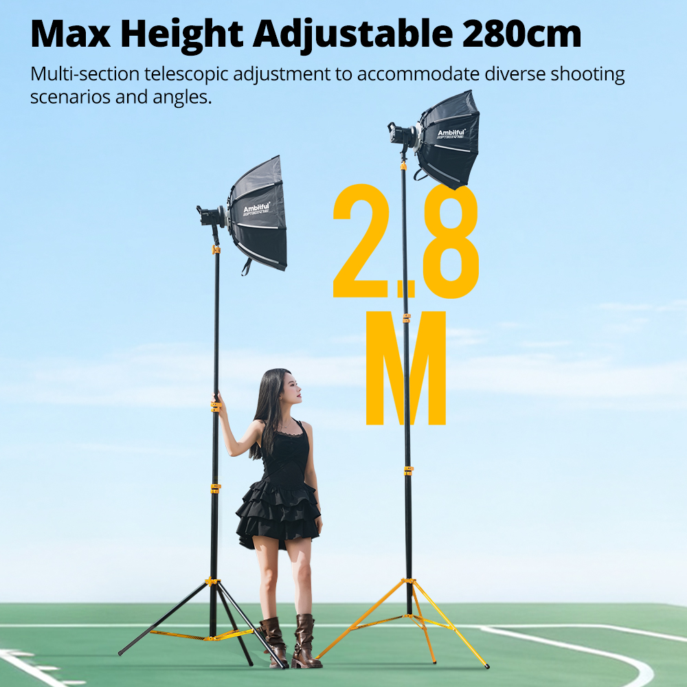 ขาตั้งไฟสตูดิโอแบบมีเบาะลม AMB - Photography Lighting Gear บทวิจารณ์และราคา