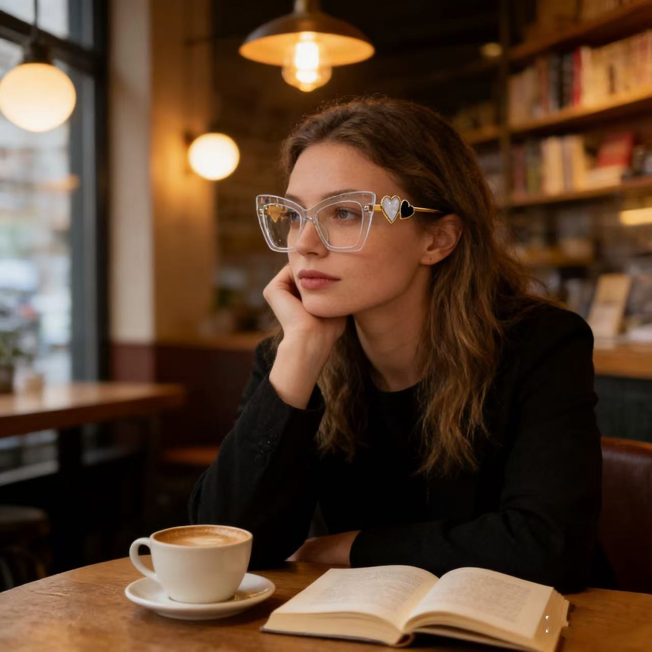 แว่นตาแฟชั่นสำหรับผู้หญิง รักก - Lighting Glass Photography บทวิจารณ์และราคา