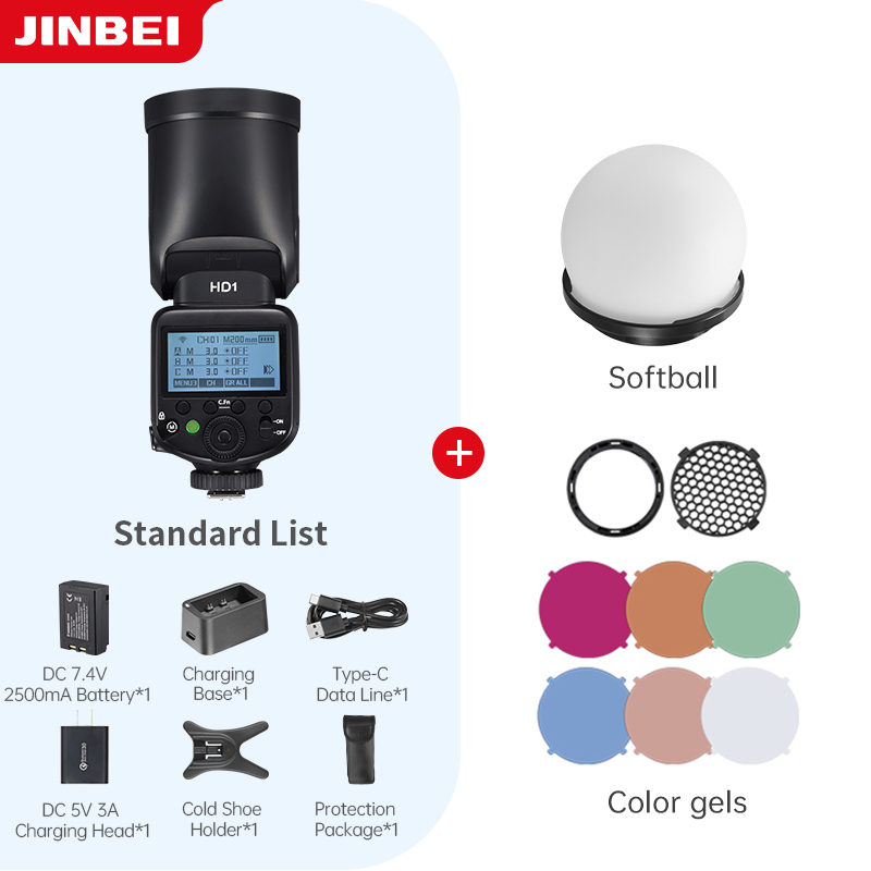 ไฟแฟลชกล้อง JINBEI HD-1 สำหรับ - Good Lighting In Photography บทวิจารณ์และราคา