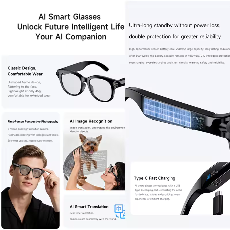 แว่นตาอัจฉริยะ M89-S AI พร้อมก - Macro Photography Led Lighting บทวิจารณ์และราคา