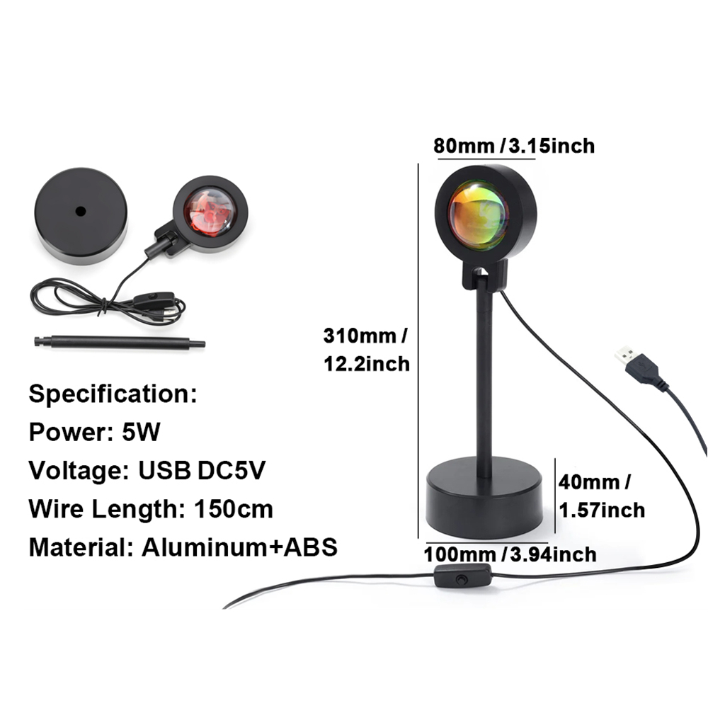 โปรเจคเตอร์แสงอาทิตย์ตก LED ไฟ - Lighting Glass Photography บทวิจารณ์และราคา