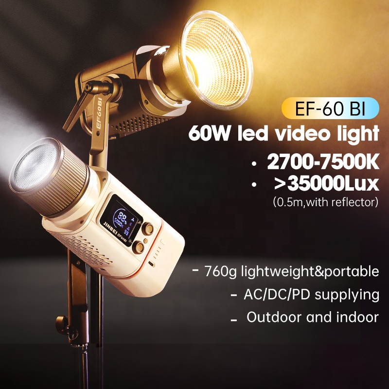 JINBEI EF-60BI 60w ชุดไฟถ่ายภา - Good Lighting In Photography บทวิจารณ์และราคา
