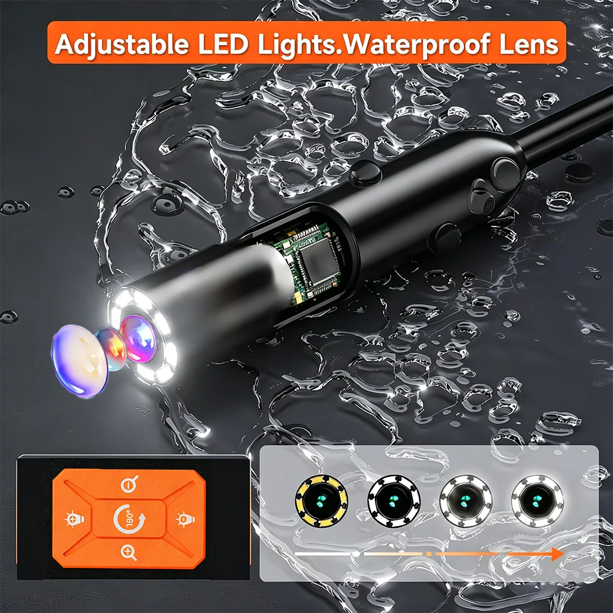 กล้องเอนโดสโคปอุตสาหกรรม 4.3 น - Photography Lighting Gear บทวิจารณ์และราคา