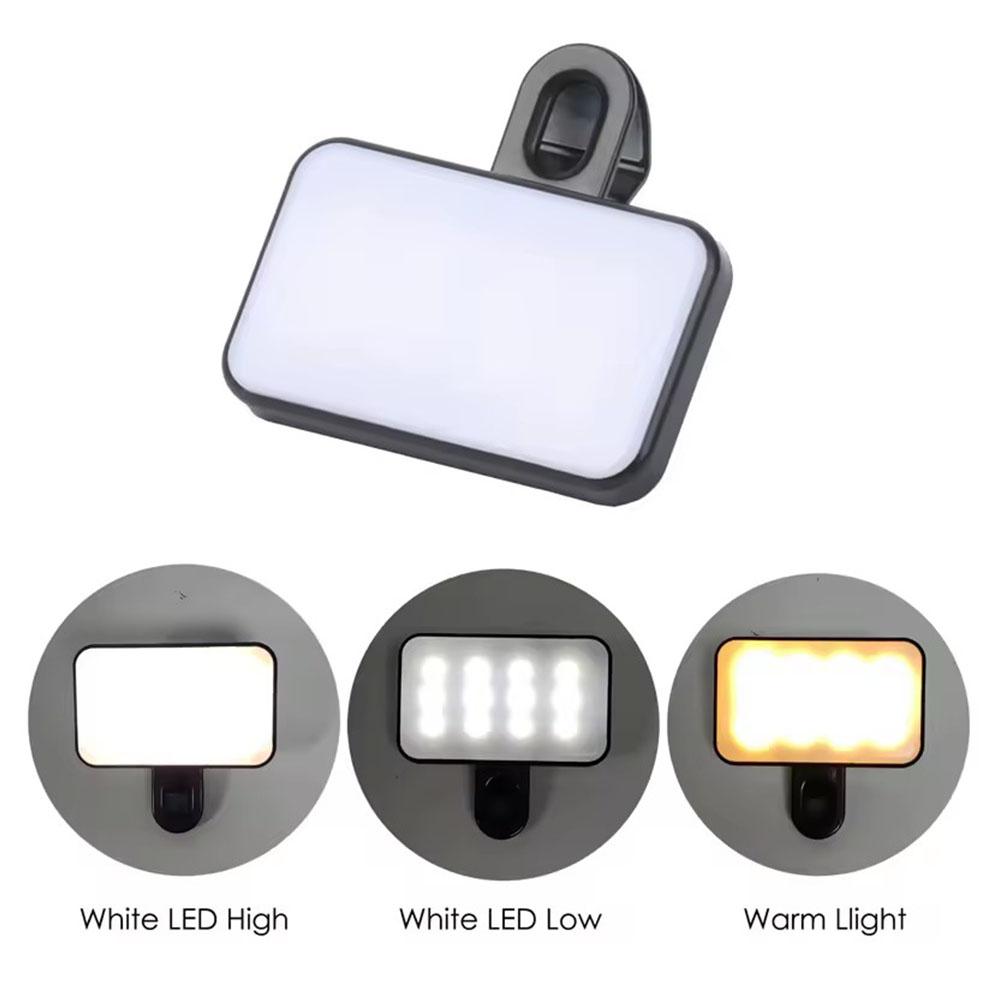 ไฟเซลฟี่แบบมินิ LED 3 โหมดสี ป - Photography Lighting Gear บทวิจารณ์และราคา